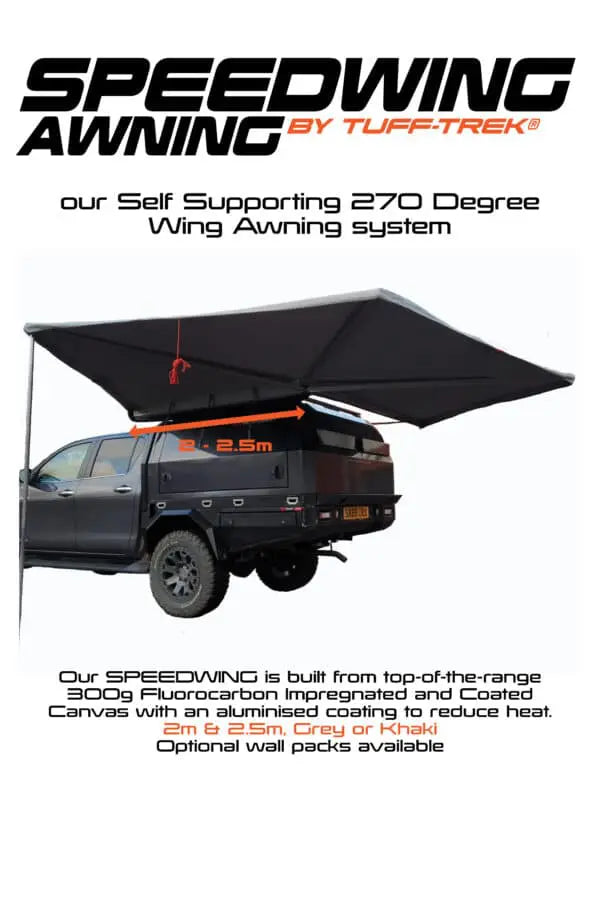 Tuff-Trek SpeedWing - 270 Degree Self-Supporting Awning
